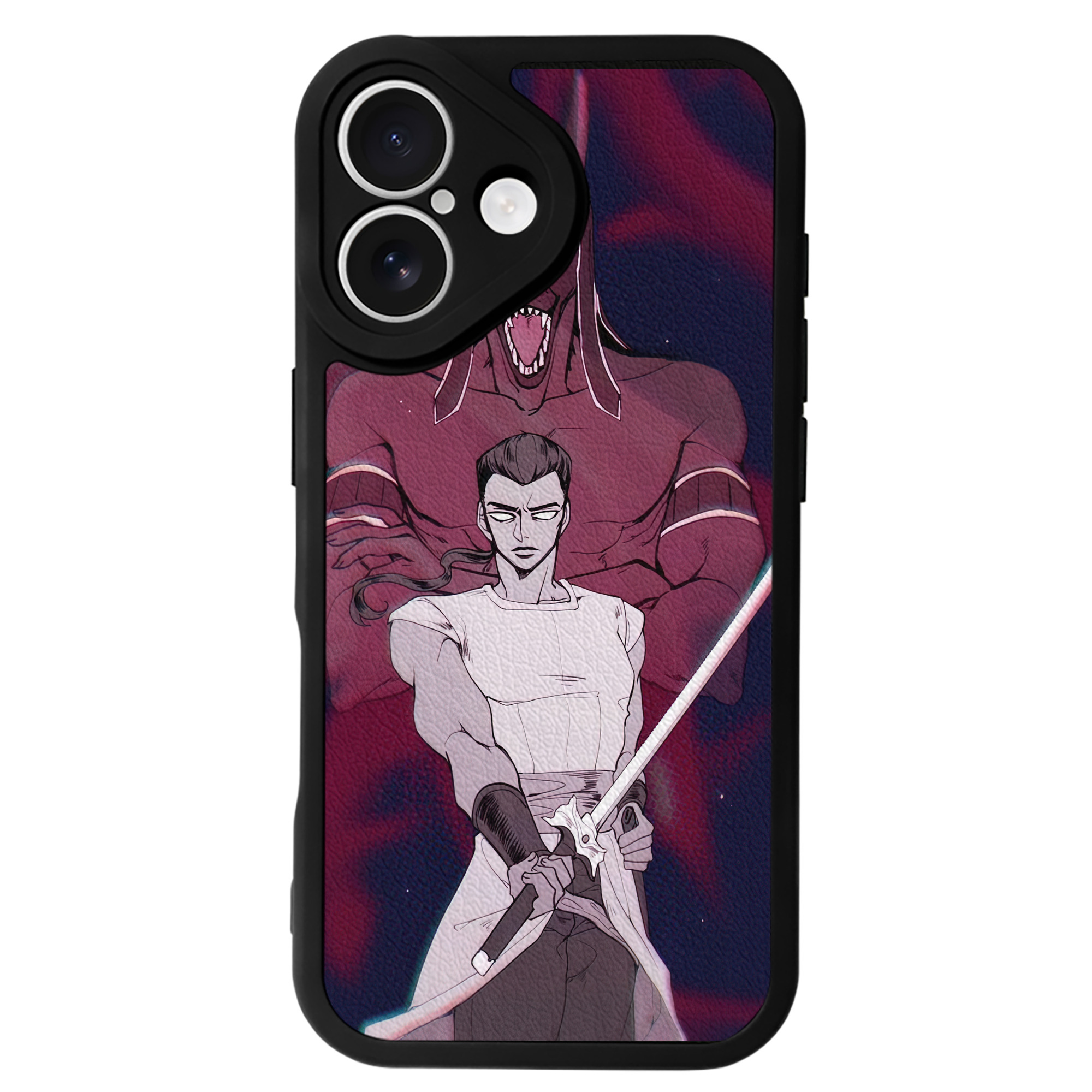 （画像用） ジョジョの奇妙な冒険 JoJo's Bizarre Adventure 【iPhone 16シリーズ対応】シリコンスマホケース（レザー調） 材質：シリコン